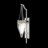 100039-422 Fine Art Lighting Mirage 32.5"H Sconce with Silver Leaf/Nickel/Coco Finish