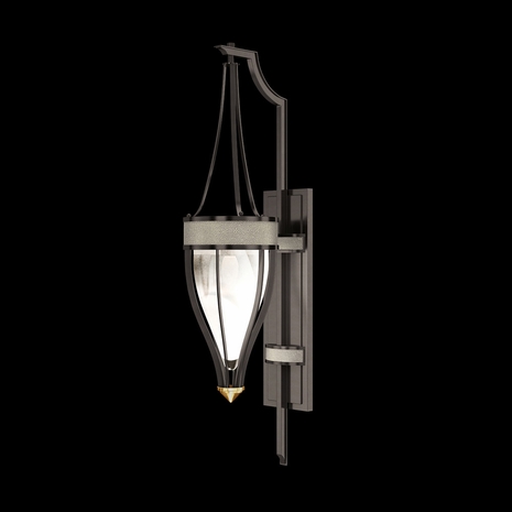 100039-712 Fine Art Lighting Mirage 32.5"H Sconce with Midnight Steel/Brass/Coco Finish