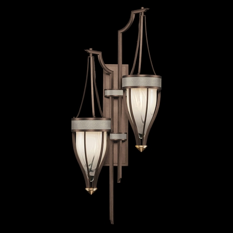 100041-212 Fine Art Lighting Mirage 41.5"H Sconce with Bronze/Brass/Coco Finish