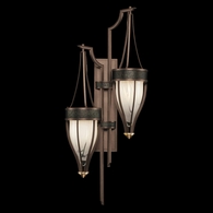 100041-213 Fine Art Lighting Mirage 41.5"H Sconce with Bronze/Brass/Black Knight Finish