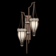 100041-222 Fine Art Lighting Mirage 41.5"H Sconce with Bronze/Nickel/Coco Finish