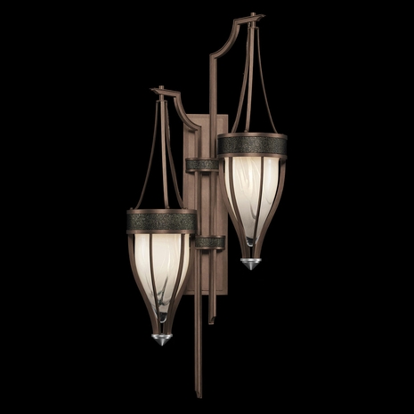 100041-223 Fine Art Lighting Mirage 41.5"H Sconce with Bronze/Nickel/Black Knight Finish