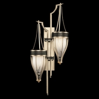 100041-613 Fine Art Lighting Mirage 41.5"H Sconce with Champagne/Brass/Black Knight Finish