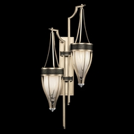 100041-623 Fine Art Lighting Mirage 41.5"H Sconce with Champagne/Nickel/Black Knight Finish