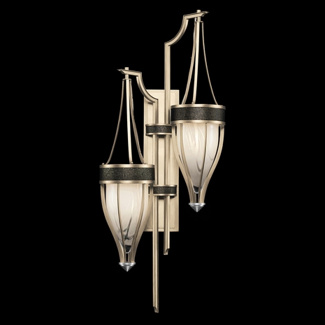 100041-623 Fine Art Lighting Mirage 41.5"H Sconce with Champagne/Nickel/Black Knight Finish