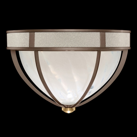 100042-212 Fine Art Lighting Mirage 18.75"W Round Flush Mount with Bronze/Brass/Coco Finish