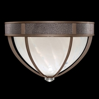 100042-221 Fine Art Lighting Mirage 18.75"W Round Flush Mount with Bronze/Nickel/Pebble Finish