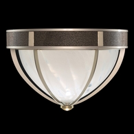 100042-611 Fine Art Lighting Mirage 18.75"W Round Flush Mount with Champagne/Brass/Pebble Finish
