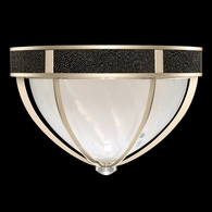 100042-623 Fine Art Lighting Mirage 18.75"W Round Flush Mount with Champagne/Nickel/Black Knight Finish