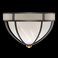 100042-712 Fine Art Lighting Mirage 18.75"W Round Flush Mount with Midnight Steel/Brass/Coco Finish