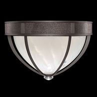 100042-721 Fine Art Lighting Mirage 18.75"W Round Flush Mount with Midnight Steel/Nickel/Pebble Finish