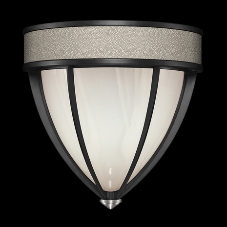 100043-122 Fine Art Lighting Mirage 12.25"H Sconce with Black Iron/Nickel/Coco Finish