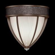100043-221 Fine Art Lighting Mirage 12.25"H Sconce with Bronze/Nickel/Pebble Finish