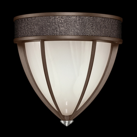100043-221 Fine Art Lighting Mirage 12.25"H Sconce with Bronze/Nickel/Pebble Finish