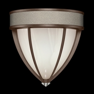 100043-222 Fine Art Lighting Mirage 12.25"H Sconce with Bronze/Nickel/Coco Finish