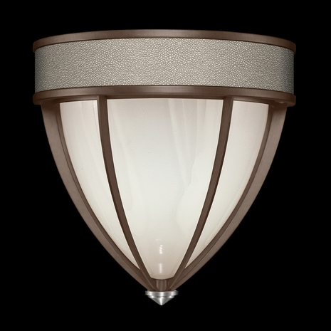 100043-222 Fine Art Lighting Mirage 12.25"H Sconce with Bronze/Nickel/Coco Finish