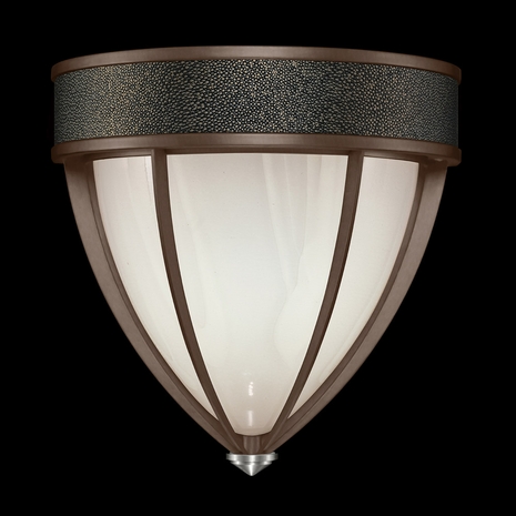 100043-223 Fine Art Lighting Mirage 12.25"H Sconce with Bronze/Nickel/Black Knight Finish
