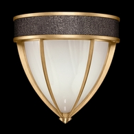 100043-311 Fine Art Lighting Mirage 12.25"H Sconce with Gold Leaf/Brass/Pebble Finish