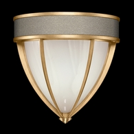 100043-312 Fine Art Lighting Mirage 12.25"H Sconce with Gold Leaf/Brass/Coco Finish