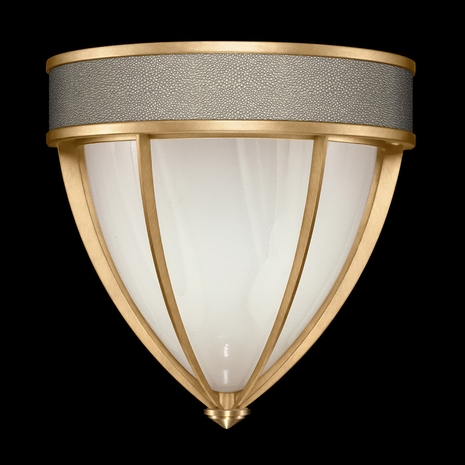100043-312 Fine Art Lighting Mirage 12.25"H Sconce with Gold Leaf/Brass/Coco Finish