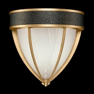 100043-313 Fine Art Lighting Mirage 12.25"H Sconce with Gold Leaf/Brass/Black Knight Finish