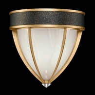 100043-323 Fine Art Lighting Mirage 12.25"H Sconce with Gold Leaf/Nickel/Black Knight Finish