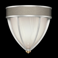 100043-412 Fine Art Lighting Mirage 12.25"H Sconce with Silver Leaf/Brass/Coco Finish