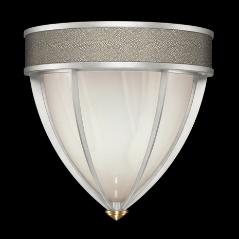 100043-412 Fine Art Lighting Mirage 12.25"H Sconce with Silver Leaf/Brass/Coco Finish