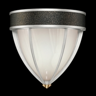100043-413 Fine Art Lighting Mirage 12.25"H Sconce with Silver Leaf/Brass/Black Knight Finish