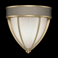 100043-512 Fine Art Lighting Mirage 12.25"H Sconce with Soft Gold Leaf/Brass/Coco Finish
