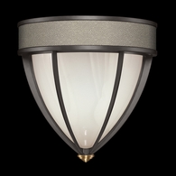 100043-712 Fine Art Lighting Mirage 12.25"H Sconce with Midnight Steel/Brass/Coco Finish