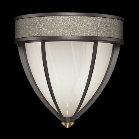 100043-712 Fine Art Lighting Mirage 12.25"H Sconce with Midnight Steel/Brass/Coco Finish