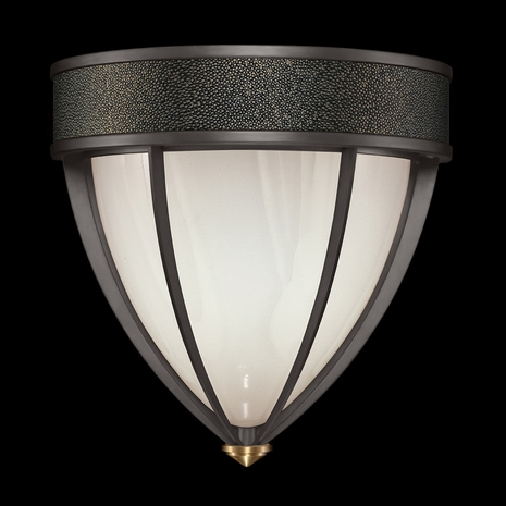 100043-713 Fine Art Lighting Mirage 12.25"H Sconce with Midnight Steel/Brass/Black Knight Finish