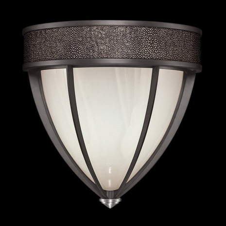 100043-721 Fine Art Lighting Mirage 12.25"H Sconce with Midnight Steel/Nickel/Pebble Finish