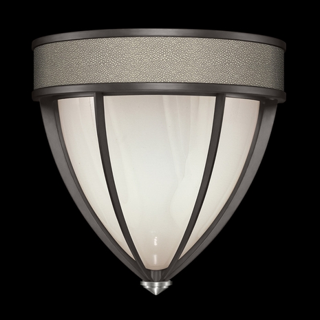 100043-722 Fine Art Lighting Mirage 12.25"H Sconce with Midnight Steel/Nickel/Coco Finish