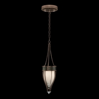 100045-223 Fine Art Lighting Mirage 7.5"W Round Pendant with Bronze/Nickel/Black Knight Finish