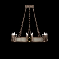 100047-212 Fine Art Lighting Mirage 35.75"W Round Chandelier with Bronze/Brass/Coco Finish