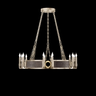 100047-611 Fine Art Lighting Mirage 35.75"W Round Chandelier with Champagne/Brass/Pebble Finish