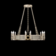100047-612 Fine Art Lighting Mirage 35.75"W Round Chandelier with Champagne/Brass/Coco Finish