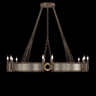 100048-212 Fine Art Lighting Mirage 49.75"W Round Chandelier with Bronze/Brass/Coco Finish