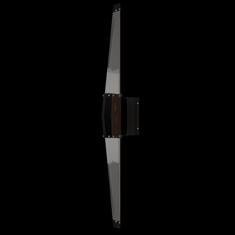 100049-1 Fine Art Lighting Blade 35.625"H Sconce with Black/Dark Walnut Finish