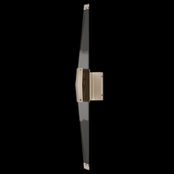 100049-6 Fine Art Lighting Blade 35.625"H Sconce with Champagne/Dark Walnut Finish