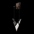 100050-1 Fine Art Lighting Blade Adjustable Sconce with Black/Dark Walnut Finish