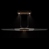 100051-1 Fine Art Lighting Blade 52.125"W Linear Pendant with Black/Dark Walnut Finish