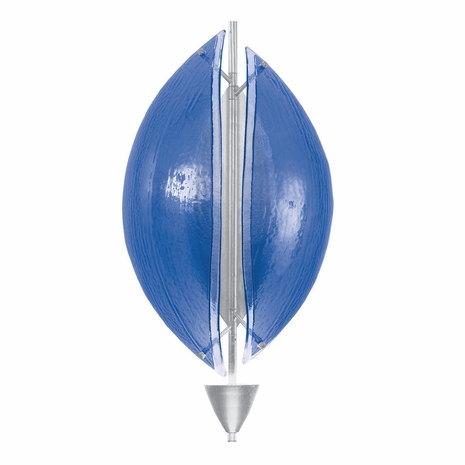 100058-41 Fine Art Lighting Embark 23.75"H Sconce with Silver Leaf/Blue Finish