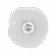 100059-43 Fine Art Lighting Embark 16"H Sconce with Silver Leaf/Clear Finish