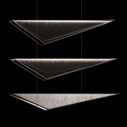 100117-42 Fine Art Lighting Volo 58"W Rectangular Pendant with Silver/Smoke Linear Finish