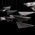 100118-42 Fine Art Lighting Volo 58"W Rectangular Pendant with Silver/Smoke Linear Finish