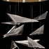100119-51 Fine Art Lighting Volo 36"W Round Pendant with Soft Gold/Clear Linear Finish