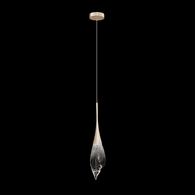 100127-6 Fine Art Lighting Mayu 5"W Round Drop Light with Champagne Finish